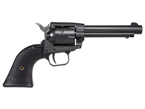 Heritage Mfg SRR22BS4PG Rough Rider 22 LR 6 Shot, 4.75" Black Satin Steel Barrel, Frame & Cylinder, Black Polymer Grip, Manual Thumb Safety, Exposed Hammer