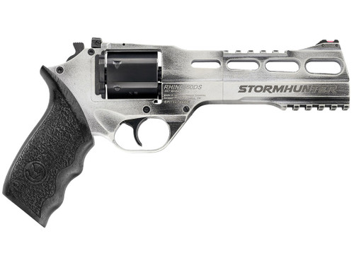 Chiappa Firearms 340334 Rhino 60DS Limited Edition 357 Mag 6 Shot 6" Stormhunter (White) Steel Vent Rib Barrel, Cylinder & Aluminum Frame, Black Walnut Grip, Hammer Safety