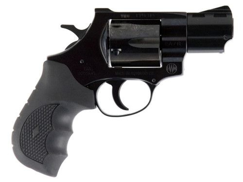 Weihrauch Guns 770130 Windicator 357 Mag 6rd 2" Blued Steel Barrel & Cylinder, Compact Steel Frame w/Exposed Hammer, Ramp Front/Fixed Rear Sights, Finger Grooved Black Rubber Grip