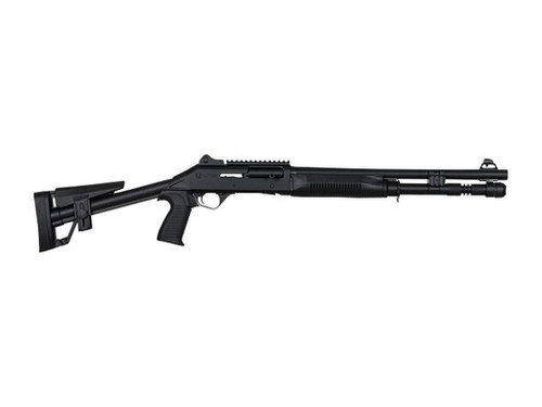 Panzer Arms PAM4TSSBSS M4 Semi-Auto 3" 5+1 18.50" Black Barrel, Black Aluminum Receiver w/Picatinny Rail, Black Skeleton Synthetic Stock & Grip