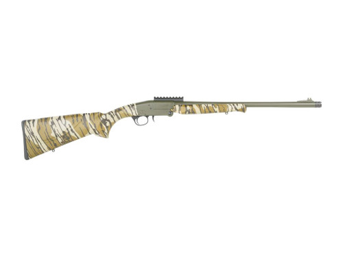 Charles Daly 930426 101 Compact 20 Gauge Break Open 3" 1rd Black Steel Single Shot Barrel & Receiver w/Picatinny Rail, Fixed Mossy Oak Bottomland Synthetic Stock, Beretta Benelli Mobil Choke System