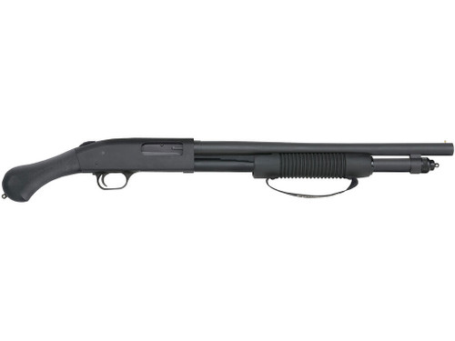 Mossberg 50639 590 Shockwave 12 Gauge Pump 3" 6+1 18.50" Matte Blued Heavy-Walled Barrel, Drilled & Tapped Matte Blued Stainless Steel Receiver, Black Raptor Birdshead Grip