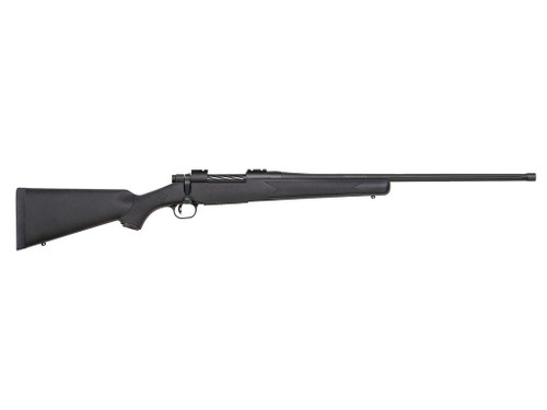 Mossberg 28234 Patriot Carbine 300 Win Mag 5+1 20" Matte Blued Threaded Bull Barrel, Matte Blued Drilled & Tapped Receiver, Fixed Black Synthetic Stock