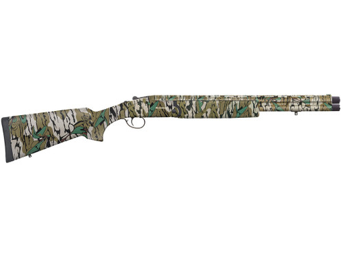 Mossberg 75486 Silver Reserve Eventide Turkey Over/Under 20 Gauge 3" 2rd 20", Mossy Oak Greenleaf, Synthetic Furniture, Fiber Optic Sight, Ext. Turkey Choke