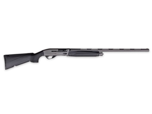 Weatherby ET21228PGM Element II 12 Gauge 3" 2+1 28" Tungsten Cerakote Vent Rib Barrel & Receiver, Adj Shim Black Synthetic Stock