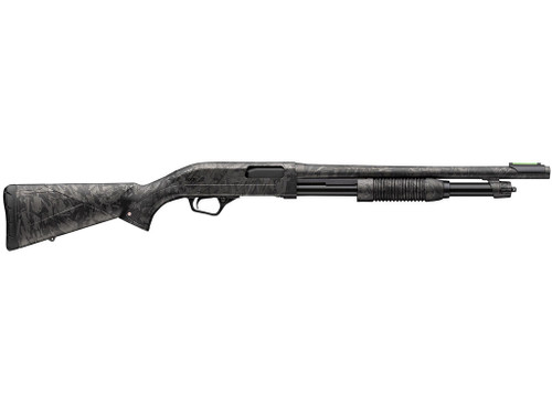 Winchester Repeating Arms 512457695 SXP Defender Compact 20 Gauge Pump 3" 5, 2 3/4" Shells 18" Forged Carbon Hydrodip Steel Barrel, Aluminum Receiver, Fixed Forged Carbon Hydrodip Synthetic Stock