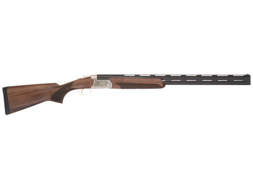 TriStar 33130 Trinity II Full Size 12 Gauge Break Open 3" 2rd 28" Black Over/Under Vent Rib Barrel, Acid Etched w/24K Gold Inlay Stainless Steel Receiver, Fixed Turkish Walnut Stock, Right Hand