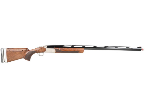 TriStar 35411 TT-15A Mono Trap Full Size 12 Gauge Break Open 2.75" 1rd 34" Black Vent Rib Barrel, Silver Steel Receiver, Adjustable Walnut Stock, Beretta/Benelli Mobil Ext Chokes, Right Hand