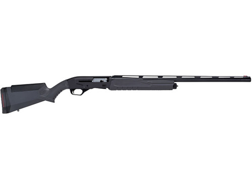 Savage Arms 57603 Renegauge Field Full Size 12 Gauge Semi-Auto 3" 4+1 26" Black Melonite Fluted Vent Rib Barrel, Matte Black Aluminum Receiver, Adjustable Matte Gray Synthetic Stock, Right Hand