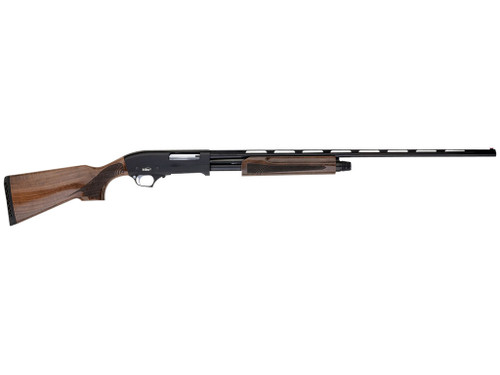 TriStar 23143 Cobra III Compact 410 Gauge Pump 3" 5+1 24" Black Vent Rib Barrel, Black Steel Receiver, Fixed Walnut Stock, Beretta/Benelli Choke Tubes, Right Hand