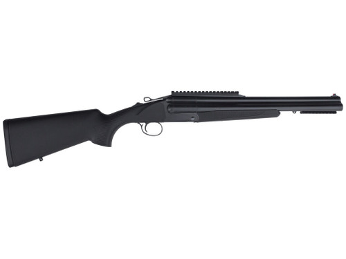 Charles Daly 930110 Triple Threat Full Size 12 Gauge Break Open 3" 3 18.50" Blued Triple Barrel, Blued Steel Receiver w/Picatinny Rail, Checkered Black Synthetic Stock, Right Hand