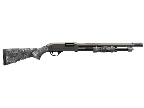 Winchester Repeating Arms 512450395 SXP Hybrid Defender 12 Gauge 3" Chamber 5+1 (2.75") 18", Gray Barrel/Rec, TrueTimber Midnight Synthetic Furniture, Fiber Optic Front