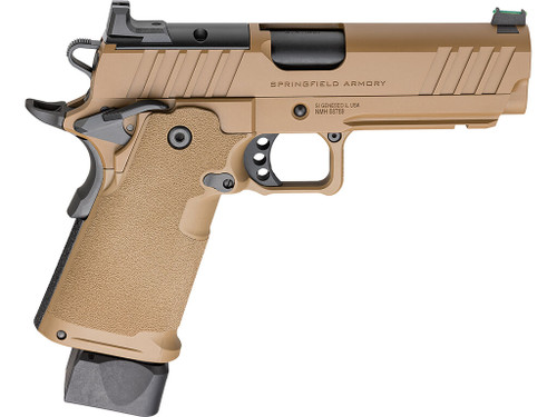 Springfield Armory PH9117AOSCB 1911 DS Prodigy 9mm 20+1 17+1 4.25" Coyote Brown Cerakote Optic Ready Carbon Steel Slide Polymer Grip