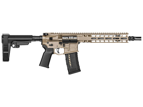 Radian Weapons R0514 Model 1 Pistol 223 Wylde 30+1 10.50", FDE Billet Rec/M-Lok Handguard, Smooth Buffer Tube (No Brace), Magpul Grip, Ambi Controls, Dead Air QD Flash Hider, Adj. Trigger