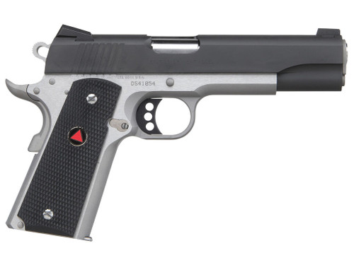 Colt Mfg O2020XETT 1911 Delta Elite 10mm Auto Caliber with 5" Barrel, 8+1 Capacity, Stainless Steel Finish Frame, Serrated Black Carbon Steel Slide & Black Polymer with Integrated Delta Medallion Grip