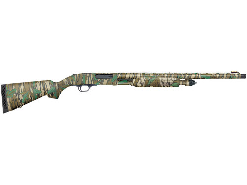 Mossberg 62232 835 Ulti-Mag Full Size 12 Gauge Pump 3.50" 5+1 24" Mossy Oak Greenleaf Vent Rib Barrel & Optic Ready Receiver, Oak Greenleaf Synthetic Stock, Right Hand