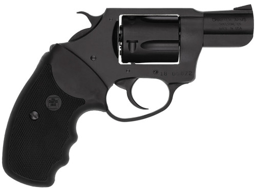 Charter Arms 13820 Undercover Lite Small 38 Special, 5 Shot 2" Black Stainless Steel Barrel & Cylinder, Black Passivate Aluminum Frame w/Black Finger Grooved Rubber Grip, Exposed Hammer