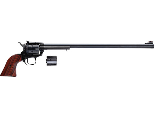 Heritage Mfg RR22MB16AS Rough Rider 22 LR 22 WMR 6 Shot 16" Black Barrel, Cylinder & Zamak Frame, Cocobolo Grips