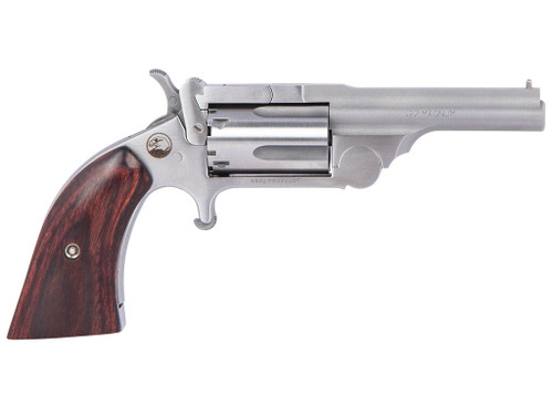 North American Arms 22MCR250 Ranger II 22 LR/22 WMR 5 Shot 2.50" Stainless Steel Barrel, Stainless Steel Frame, Stainless Cylinder, Rosewood Boot Grip, Exposed Hammer