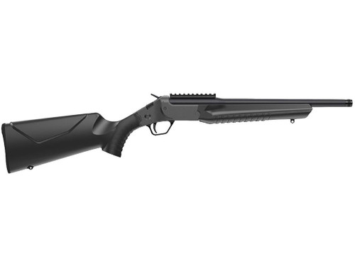 Rossi LWC0350-BK LWC 350 Legend 1rd 16.50" Black Oxide Threaded Barrel, Black Picatinny Rail Steel Receiver, Black Fixed Synthetic Stock