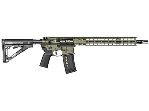 Radian Weapons R0536 Model 1 Carbine 223 Wylde 30+1 14.50" Pinned & Welded Barrel, OD Green Billet Rec/M-Lok Handgaurd, Magpul Grip & CTR Stock, Ambi Controls, Mid-Length Gas