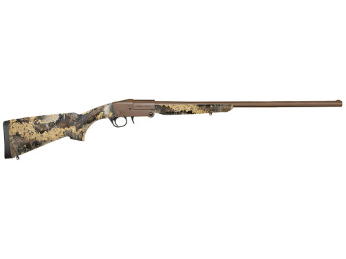 Charles Daly 930338 101 Compact 20 Gauge Break Open 3" 1rd 26" Flat Dark Earth Cerakote Steel Barrel & Receiver, Fixed TrueTimber Prairie Synthetic Stock, Beretta/Benelli Mobil Choke System