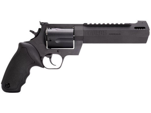 Taurus 2460061RH Raging Hunter 460 S&W Mag 5rd 6.75" Matte Black Barrel Matte Black Oxide Steel Cylinder & Frame Black Rubber with Integrated Cushion Insert Grip