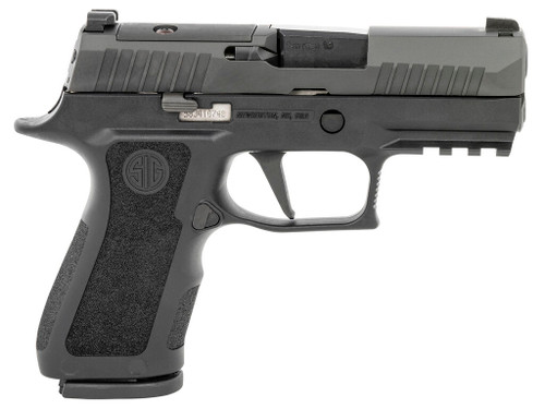 Sig Sauer 320XC9BXR3PR2 P320 XCompact 9mm Luger 15+1 3.60" Carbon Steel Barrel, Black Nitron Optic Ready/Serrated SS Slide, Black Stainless Steel Frame w/Picatinny Rail, Black XCompact Polymer Grips