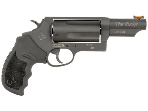 Taurus 24410P31MAG Judge T.O.R.O Magnum Compact Frame 45 Colt (Long Colt)/410 Gauge 5 3" Matte Black Oxide Steel Barrel, Cylinder & Frame, Black Rubber Grip, Transfer Bar Safety, Exposed Hammer