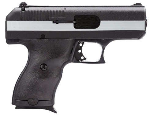 Hi-Point CF380 CF 380 ACP 8+1, 3.50" Black Steel Barrel, Black Powder Coated/Chrome Serrated Steel Slide, Black Polymer Frame & Grip