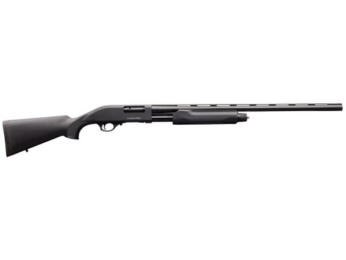 Charles Daly 930223 301 Full Size 20 Gauge Pump 3" 4+1 26" Blued Vent Rib Barrel, Black Anodized Aluminum Grooved Receiver, Fixed Black Synthetic Stock, Right Hand