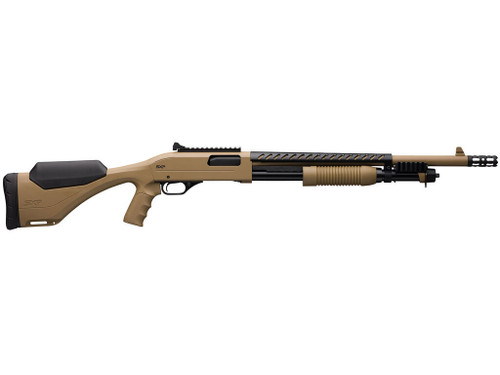 Winchester Repeating Arms 512410395 SXP Extreme Defender 12 Gauge 3" 18" 5+1 Flat Dark Earth Rec/Barrel Flat Dark Earth Fixed Pistol Grip with Adjustable Comb Stock