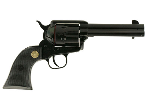 Chiappa Firearms CF340250D SAA 1873 Medium Frame 22 LR/22 WMR 6 Shot, 4.75" Blued Steel Barrel, Cylinder & Frame, Black Plastic Grip, Exposed Hammer
