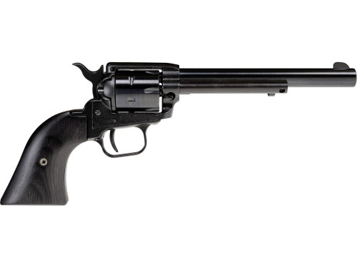 Heritage Mfg RR22B6-BBK Rough Rider 22 LR 6 Shot 6.50" Black Oxide Alloy Steel Barrel, Black Alloy Steel Frame, Black Oxide Cylinder, Black Laminate Wood Grip, Exposed Hammer