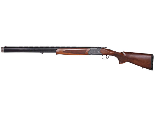 Iver Johnson Arms IJ60028 IJ600 28 Gauge Break Open 2.75" 2 Shot 28" Black Over/Under Vent Rib Barrel, Engraved Matte Black Chrome Steel Receiver, Fixed Walnut Stock