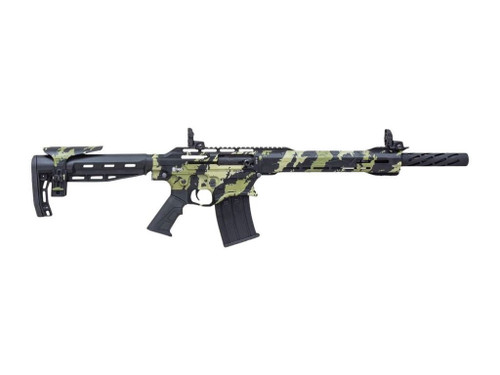 Citadel CBOSS2512-VECG Boss25 12 Gauge 3" 5+1 18.75" Threaded Barrel, Vector Green Camo Steel Receiver w/Picatinny Rail, Adj Comb Synthetic Butt Stock, Picatinny Rail Forend, Polymer Grip