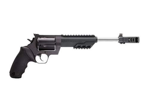 Taurus 2-350101RH Raging Hunter Large 350 Legend 6 Shot 10.50" Overall Matte Black Picatinny Rail Barrel w/Muzzle Brake, Cylinder & Stainless Steel Frame, Transfer Bar Safety, Exposed Hammer