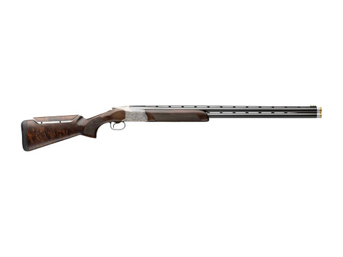 Browning 0183486002 Citori 825 Pro Sporting Full Size 20 Gauge Break Open 3" 2rd 32" Blue Polished Over/Under Vent Rib Barrel, Silver Nitride Engraved Steel Receiver, Adj Comb Grade III/IV Gloss Walnu