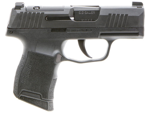 Sig Sauer 3659BXR3P P365 BXR Micro-Compact 9mm Luger 10+1 3.10" BlackBarrel, Black Nitron Optic Ready/Serrated Slide, Black Polymer Grips
