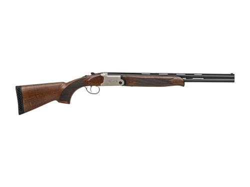 Crickett KSA4300F My First Shotgun Field 410 Gauge Break Open 3" 2rd 20" Over/Under Barrel, Engraved Silver Receiver, Fixed Walnut Stock, Right Hand