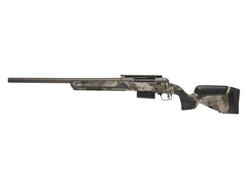 Savage Arms 32806 220 Harvester Full Size 20 Gauge Bolt 2rd 22" Slug Barrel, AccuStock w/AccuFit V2 Savage Woodland Camo Synthetic Stock, Left Hand