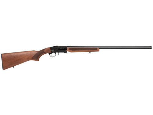 Charles Daly 930235 101 Full Size 20 Gauge Break Open 3" 1rd 26" Black Steel Single Shot Barrel & Receiver, Fixed Walnut Stock, Beretta Benelli Mobil Choke Tubes