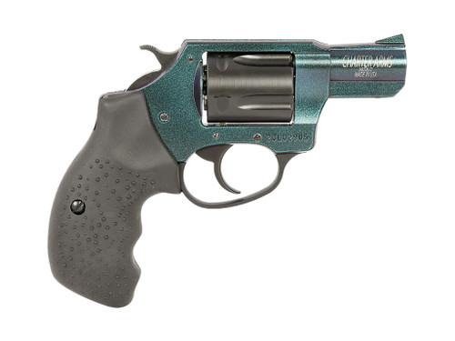 Charter Arms 25387 Undercover Chameleon 38 Special 5rd 2" Barrel, Overall Hi-Polished Iridescent Cerakote Finish, Standard Hammer, Finger Grooved Black Rubber Grip