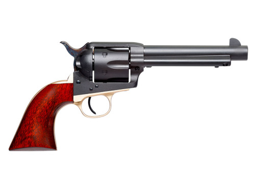 Taylors & Company 550429 Old Randall 357 Mag Caliber with 5.50" Barrel, 6rd Capacity Cylinder, Overall Matte Blued Finish Steel & Walnut Grip