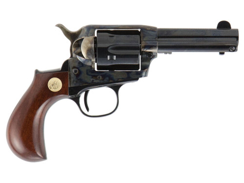 Cimarron CA980 Lightning 38 Special 6 Shot 3.50" Blued Steel Barrel & Cylinder, Color Case Hardened Steel Frame, Birdshead Walnut Grip, Exposed Hammer