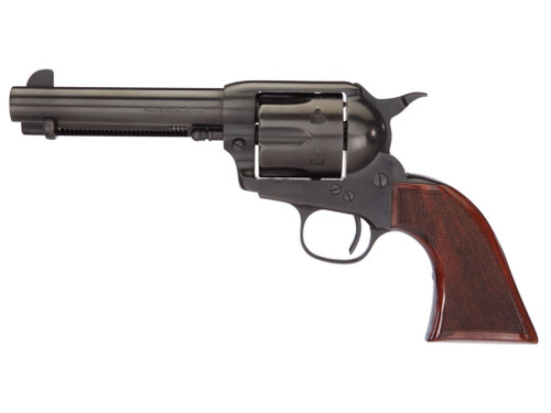 Taylors & Company 550885DE Runnin Iron Black Rock 45 Colt (LC) Caliber with 4.75" Barrel, 6rd Capacity Cylinder, Overall Black Nitride Finish Steel, Checkered Walnut Grip & Overall Taylor Polish