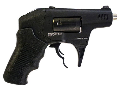 Standard Mfg S333GENIII Thunderstruck Gen III 22 WMR 8rd Shot 2.25" Black Double Barrel Black Hardcoat Anodized Aluminum Frame Black Cylinder Black Finger Grooved Polymer Grips