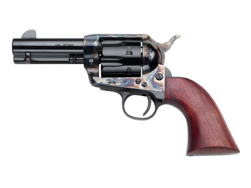 Pietta HF357CHS312NM 1873 Great Western II Posse 357 Mag 6rd 3.50" Blued Steel Barrel & Cylinder, Color Case Hardened Steel Frame, Walnut Grip, Exposed Hammer