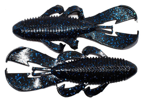 BANDITO BUG 4" BLACK BLUE FLAKE 7CT UPC: 842424109439