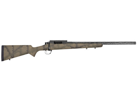 Proof Research 135198 Glacier Full Size 7mm PRC 4+1 24" Carbon Fiber Match Grade Threaded Barrel, Black Cerakote Steel Receiver, Picatinny Rail, PROOF Hunter TFDE Carbon Fiber Stock Right Hand